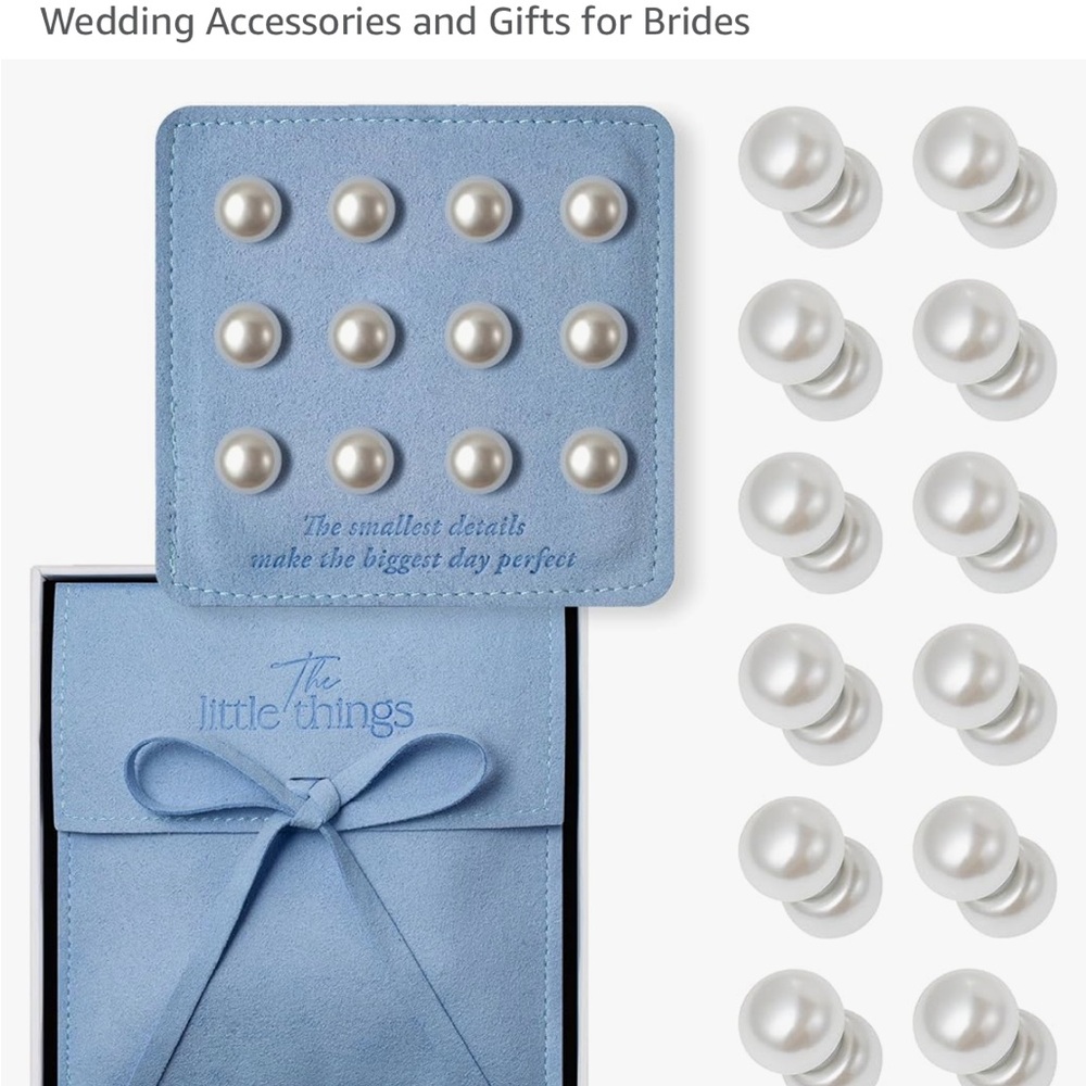 Elegant Bridal Pearl Veil Weights